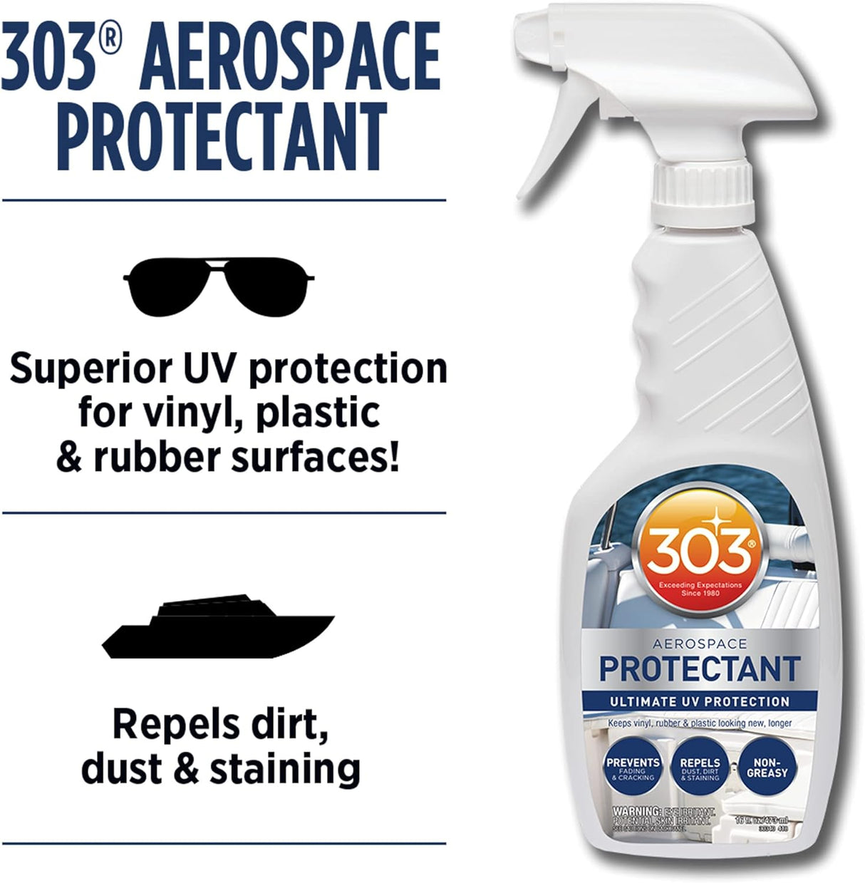 30340 303 Products エアロスペース プロテクタント 473ml 6本セット 航空宇宙技術から生まれた紫外線・色あせ・ひび割れから素材を守る高性能保護剤