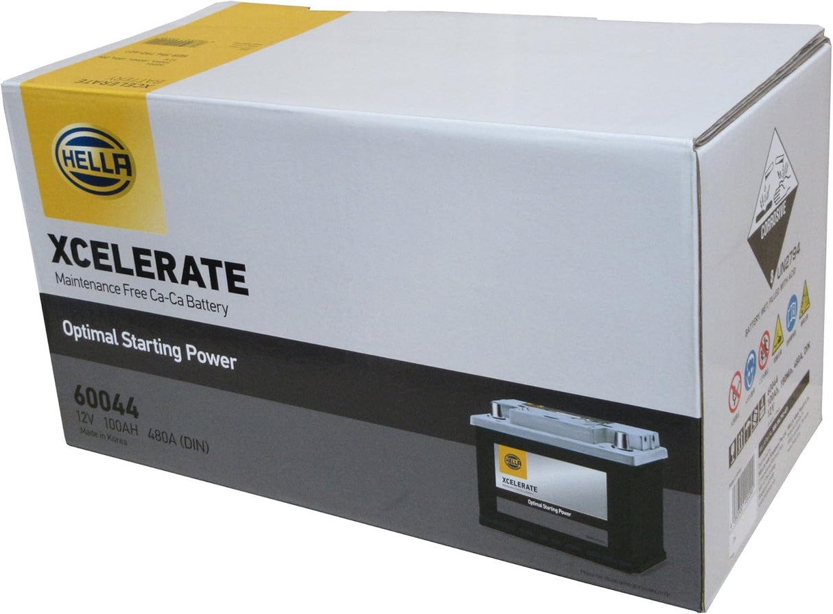 HELLA XCELERATE シリーズ 60044/L5 LN5 100Ah(互換:20-92・20-100・60038・83095・600-402-083・EP710・EPX100・EU-60080・PSI-1A・PSIN-1A・SLX-1A等)