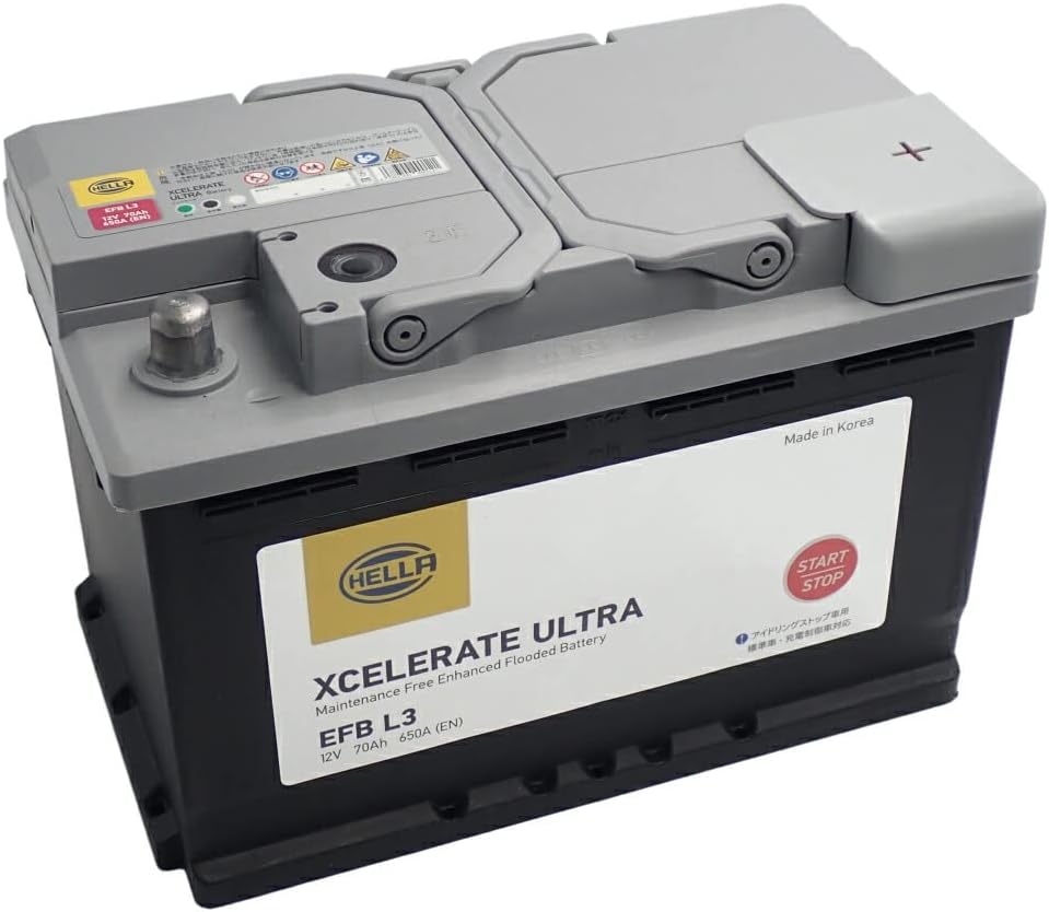 HELLA 高性能欧州車EFBバッテリー アイドリングストップ車対応(60AH) EFB-L3