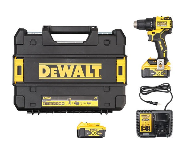 DEWALT(デウォルト) 電動工具 DCD708P2-JP 18V ブラシレス・ドリルドライバー 穴あけ 締付工具 コンパクト ハイパワー バッテリー2個付