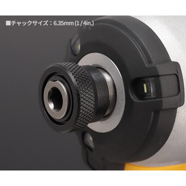 DEWALT(デウォルト) 電動工具 DCF809P2-JP 18V コードレスインパクトドライバー 穴あけ 締付工具 ブラシレスモーター 小型軽量設計 バッテリー2個付