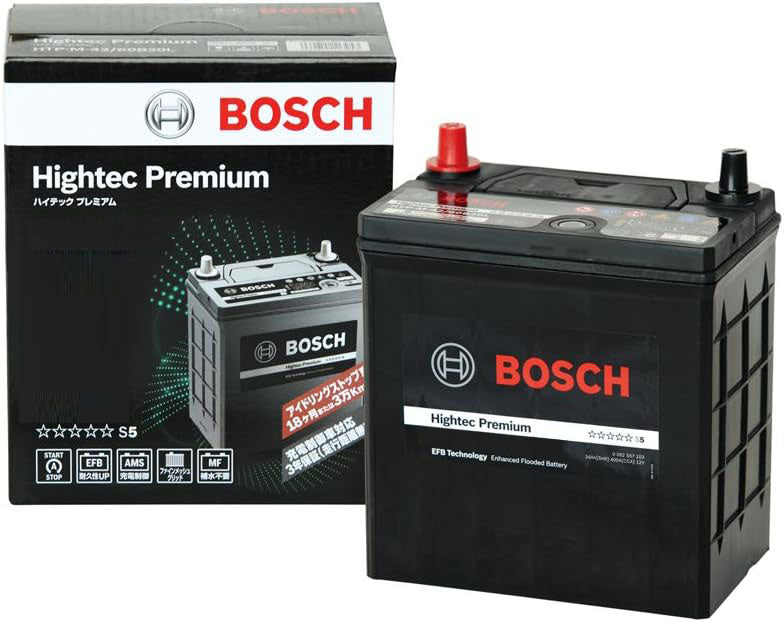 BOSCH Hightec Premium 国産車用アイドリングストップ車・充電制御車・ノーマル車対応バッテリー Q-85R 115D23R