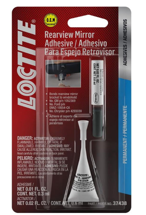 LOCTITE リアビューミラー接着剤 バックミラー専用永久固定接着剤