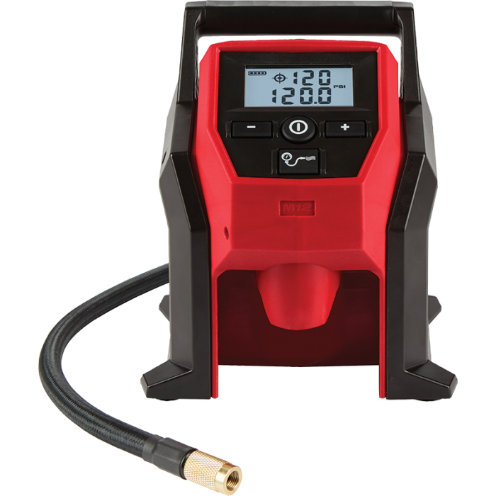 milwaukee(ミルウォーキー) M12-BI-0 M12 充電式空気入れ 高速エア充填(最大圧力8.27bar / 827 kPa / 120PSI)軽量コンパクト