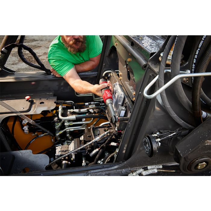 milwaukee(ミルウォーキー) M12-FHIR38LR-0 M12 9.5sq ハイスピードロングラチェットレンチ ロングリーチラチェット(長さ82mm)コンパクト設計(ヘッド厚19mm)