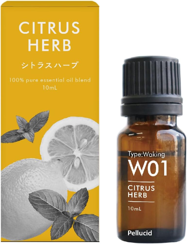 ペルシード エッセンシャルオイル シトラスハーブ ⾼原の朝のように、⼼地よく⽬覚めさせてくれるすがすがしい⾹り 10ml WPA-W01