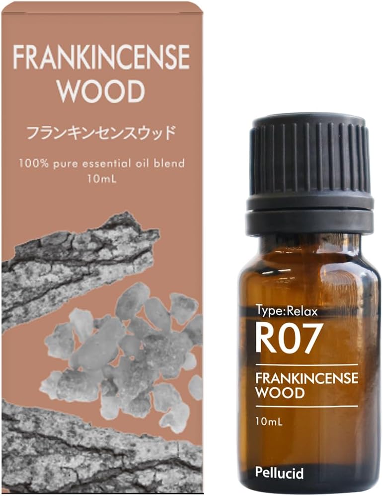 ペルシード エッセンシャルオイル フランキンセンスウッド 存在感のある気品と静けさが、心を芯からリラックスさせる香り 10ml WPA-R07