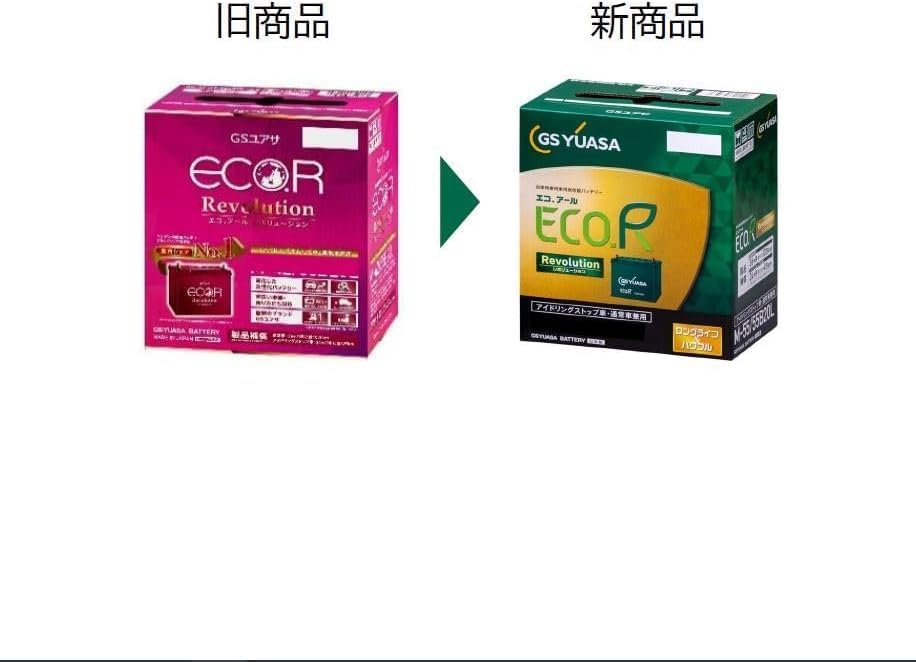 GSユアサ 国産車用バッテリー アイドリングストップ車対応 ECO.R Revolution S-110