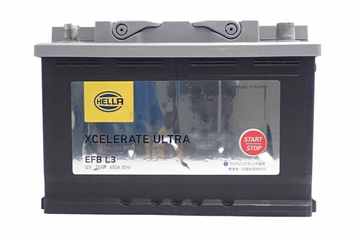 HELLA 高性能欧州車EFBバッテリー アイドリングストップ車対応(60AH) EFB-L3