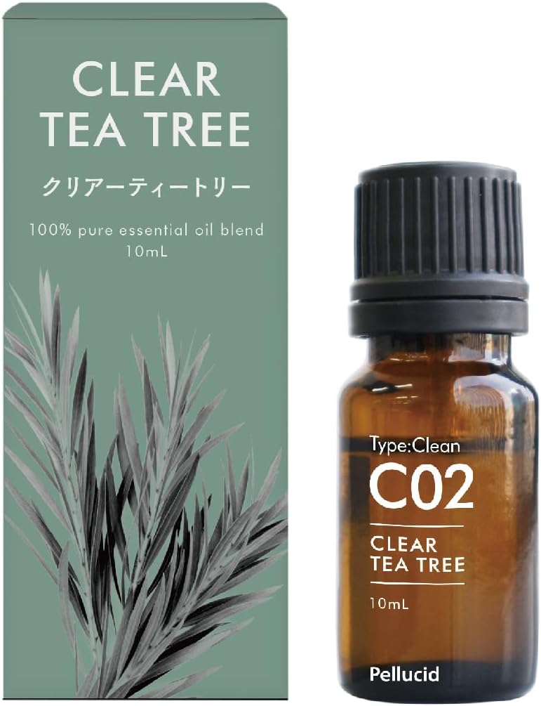 ペルシード エッセンシャルオイル クリアティートリー クリーンな空気に包まれる、清潔感と⼼地よさをそなえた穏やかな⾹り 10ml WPA-C02