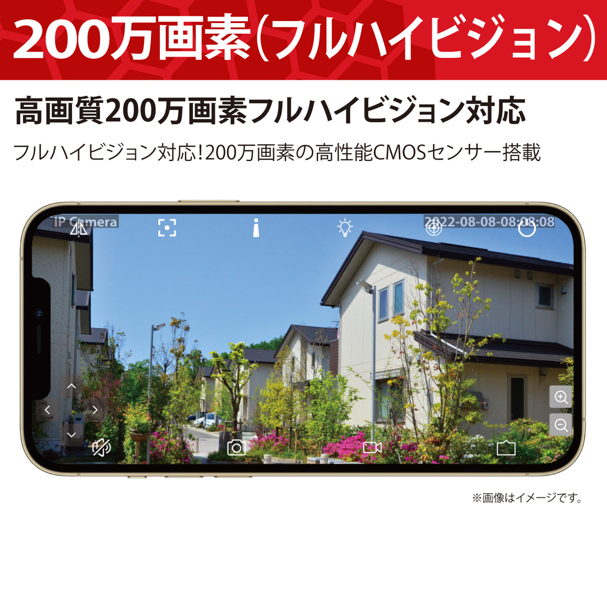 HORNET 加藤電機 ドーム型カメラ(200万画素) AI防犯カメラ 動体自動検知 自動追尾 9倍ズーム HC220DH