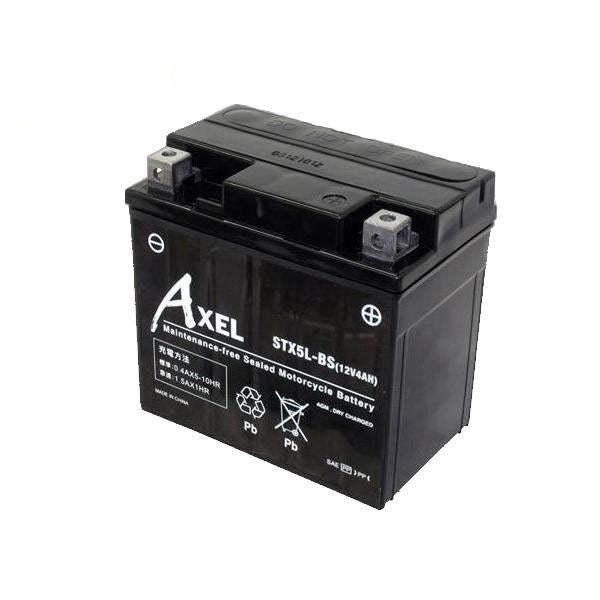 G&Yu AXEL バイク用バッテリー STX5L-BS (互換:YT4L-BS・YTX4L-BS・FT4L-BS・FTX4L-BS・GT4L-BS・KT4L-BS)