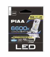 PIAA  LED スタンダードシリーズ ヘッドライト/フォグ用 コントローラーレス 車検対応 6600K 12V 20/20W Hi3400/Lo2900lm H4 2個入 LEH210