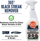 30243 303 Products ブラックストリークリムーバー 946ml 頑固な黒い筋汚れをすっきり除去。RV・キャンピングカー・ボート専用ブラックストリーククリーナー