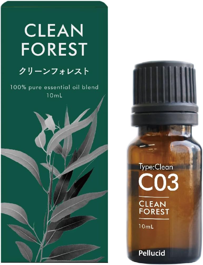 ペルシード エッセンシャルオイル クリーンフォレスト 空気をクリーンに整える、凛とした気分になる森林の空気のような⾹り 10ml WPA-C03