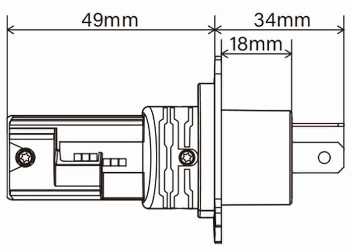 PIAA LED スタンダードシリーズ ヘッドライト/フォグ用 コントローラーレスタイプ 6000K 12V 20/20W 3000lm H4 2年保証 新基準車検対応 ノイズ対応 防水・防塵対応 2個入 LEH240