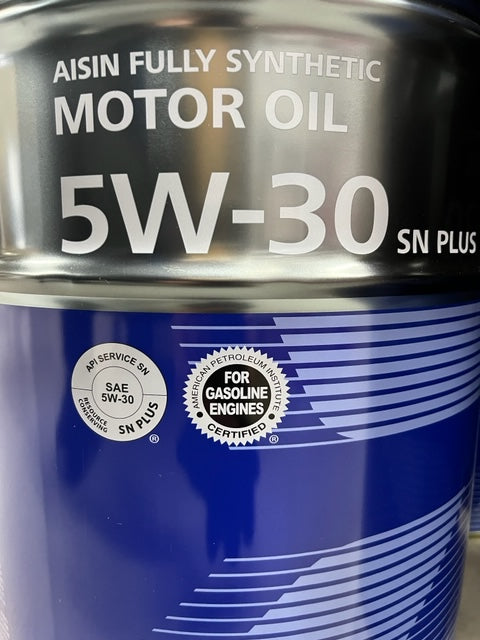 アイシン　エンジンオイル　全合成油　SN　5W-30　20L