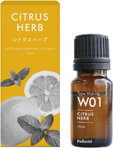 ペルシード エッセンシャルオイル シトラスハーブ ⾼原の朝のように、⼼地よく⽬覚めさせてくれるすがすがしい⾹り 10ml WPA-W01