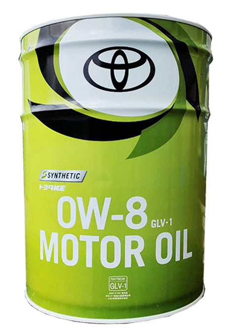 トヨタ　モーターオイル　GLV-1　0W-8　20L