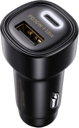 カシムラ PD搭載 カーチャージャー PD30W＋QC3.0 18W 2ポート合計48W DC-068
