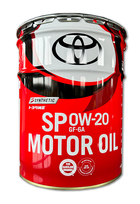 トヨタ　モーターオイル　SP　0W-20　20L