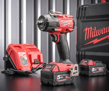 milwaukee（ミルウォーキー） M18-FMTIW2F12-502X M18 12.7sq 745Nmインパクトレンチ 5.0Ahバッテリー2個x充電器x専用ケース付