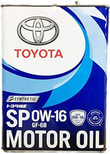 トヨタ　モーターオイル　SP　0W-16　4L