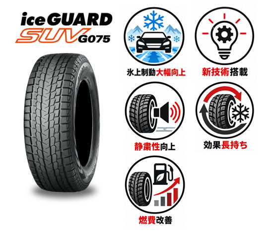 ヨコハマタイヤ　iceGUARD　SUV　G075　285/65R17 116