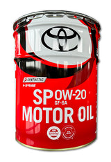 トヨタ　モーターオイル　SP　0W-20　20L
