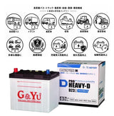 G&Yu PRO HEAVY-D 建機・バス・トラック・船舶用バッテリー HD-D23R キャップタイプ