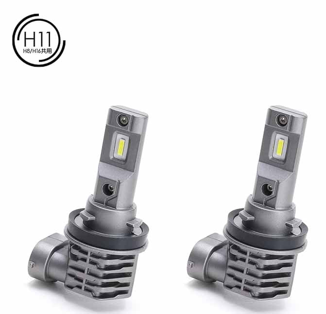 PIAA LED スタンダードシリーズ ヘッドライト/フォグ用 コントローラーレスタイプ 6000K  12V 17W 3300lm H8/H9/H11/H16 2年保証 新基準車検対応 ノイズ対応 防水・防塵対応 2個入 LEH242
