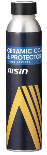 アイシン　エンジンオイル/トランスミッションオイル添加剤　セラミックコート&プロテクター　300ml　燃費改善　部品保護　セラミック粒子配合　ADPAZ-9003