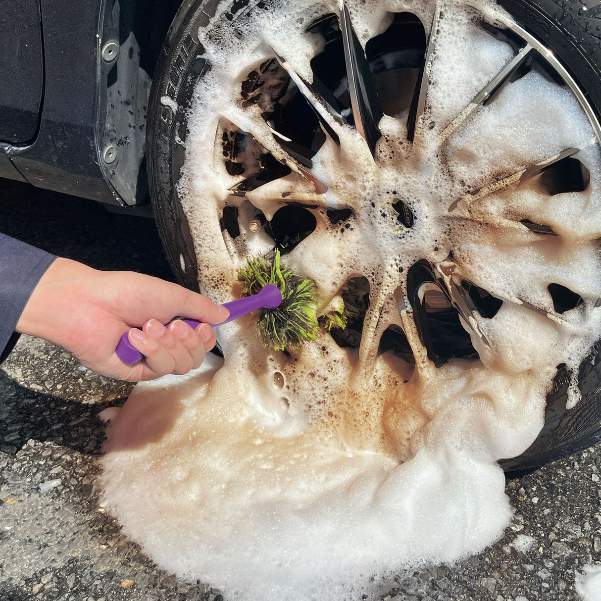 プロスタッフ モンスター サーベラスEVO P204 新素材の毛でホイール汚れを徹底洗浄！