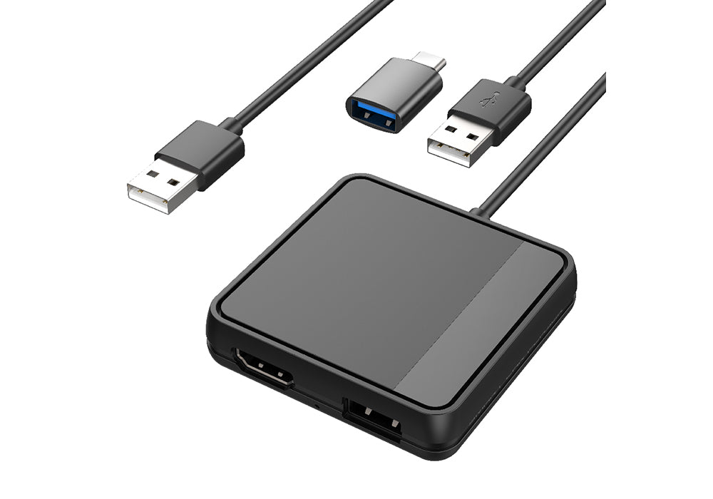 カシムラ KD-256 USB変換アダプタ CarPlay対応のディスプレイオーディオで走行中にHDMI入力映像が観れる