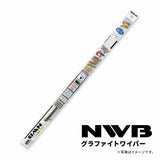NWB ワイパー替えゴム グラファイト 250mm 幅6mm ロック無 TN25G