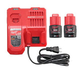 milwaukee（ミルウォーキー） M12-18-NRG-302 M12 3.0Ahバッテリー2個セット FCスタートキット 急速充電