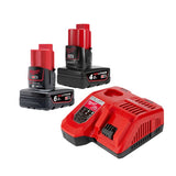 milwaukee（ミルウォーキー） M12-18-NRG-642 M12 4.0Ah＆6.0Ahバッテリーセット FCスタートキット