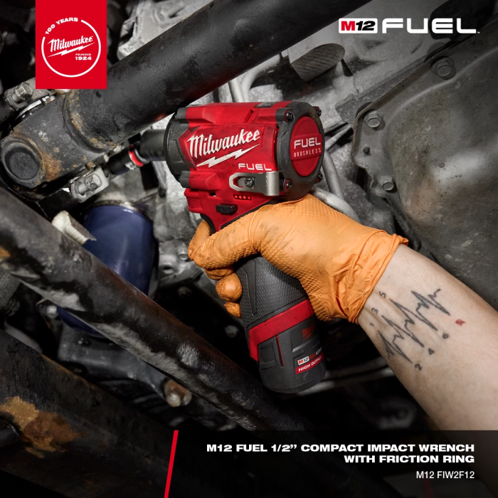 milwaukee（ミルウォーキー） M12-FIW2F12-0X0 M12 12.7sq 542Nm インパクトレンチ 軽量コンパクト
