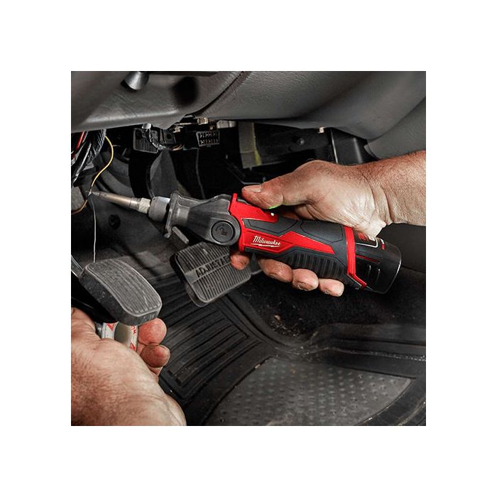 milwaukee（ミルウォーキー） M12-SI-0 M12 コードレスハンダゴテ（本体のみ）30秒で使用準備完了 3つのロッキングヘッド位置複数 ツール無交換可能