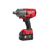 milwaukee（ミルウォーキー） M18-ONEFHIWF34-502X M18 19.0sq 1626Nmインパクトレンチ 5.0Ahバッテリー2個付 最大2,032Nm緩めトルク 最大1,627Nm締めトルク 高出力 省エネ設計