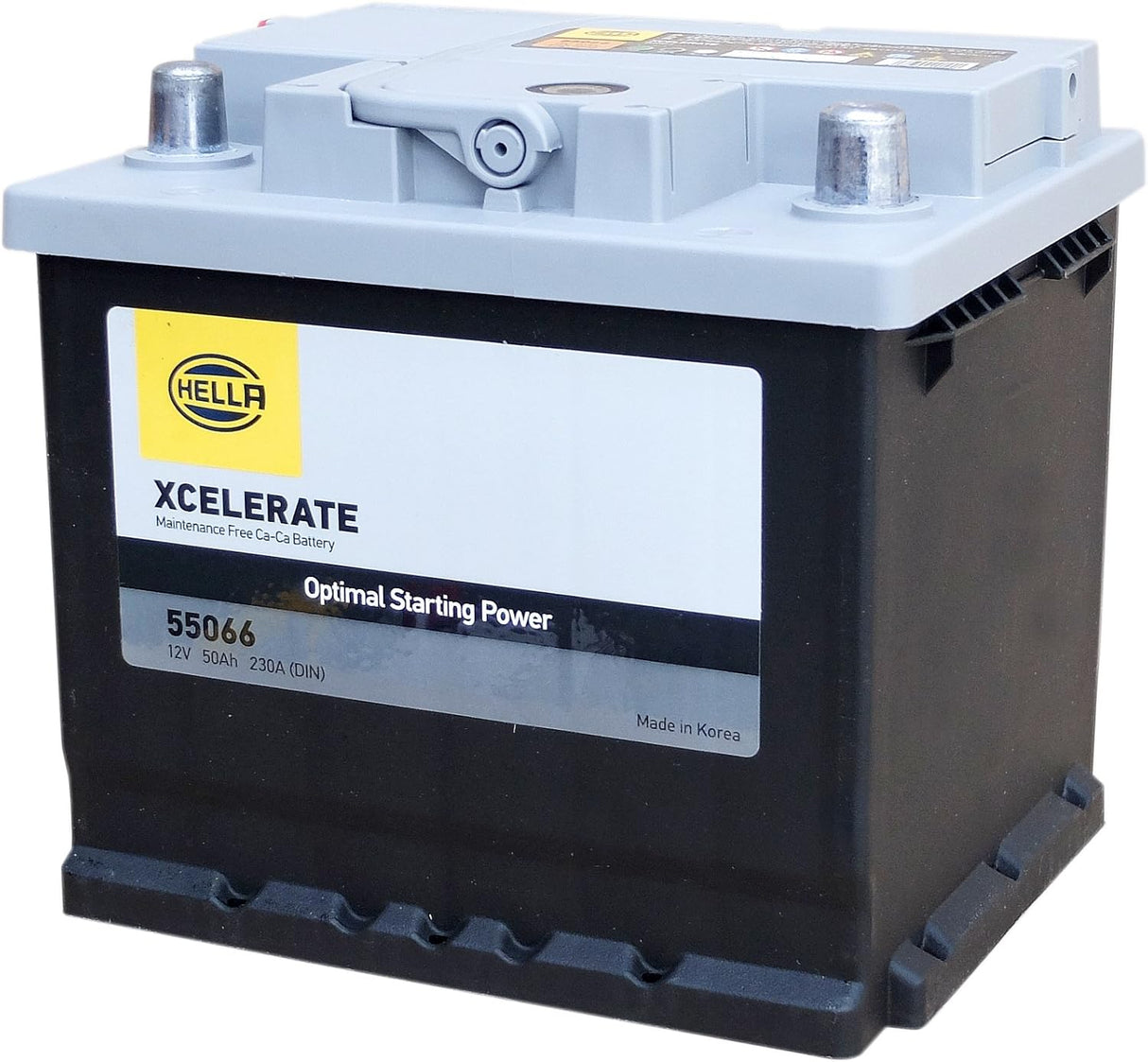 HELLA XCELERATE シリーズ 55066/L1 LN1 50Ah（互換：55054・55059・EP348・EU44・LN1・PSI-4C・SLX-5K）