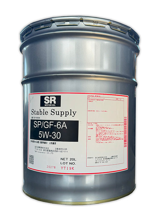 SRオイル　SP　5W30　全合成油　20L　GF-6A