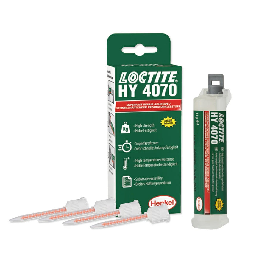 LOCTITE　HY4070　ハイブリッド構造用接着剤　補修用構造用接着剤　高粘度ジェル　超速硬化強力接着　専用ガン不要　11ｇ　