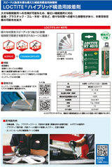 LOCTITE　HY4070　ハイブリッド構造用接着剤　補修用構造用接着剤　高粘度ジェル　超速硬化強力接着　専用ガン不要　11ｇ　