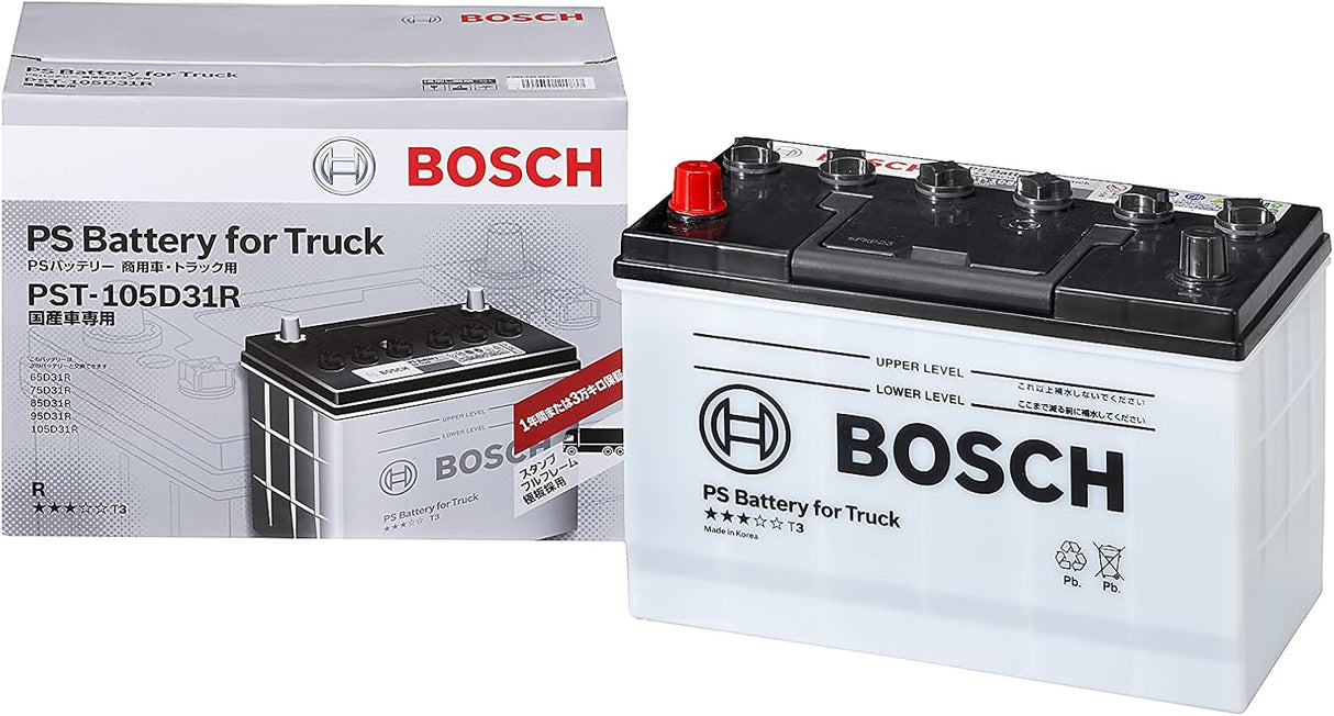 BOSCH (ボッシュ) 国産車用 高性能 トラック・商用車バッテリー PST105D31R