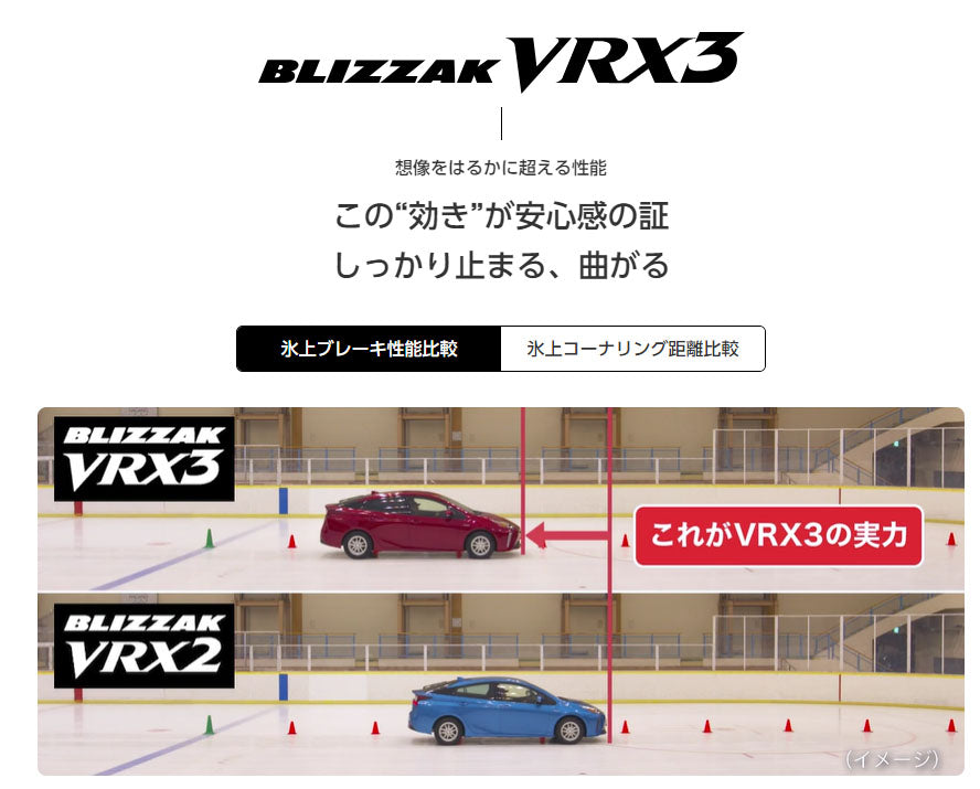 ブリヂストンタイヤ　BLIZZAK　VRX3　155/65R14