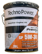 テクノパワー　エンジンオイル　全合成油　SP　5W-30　20L
