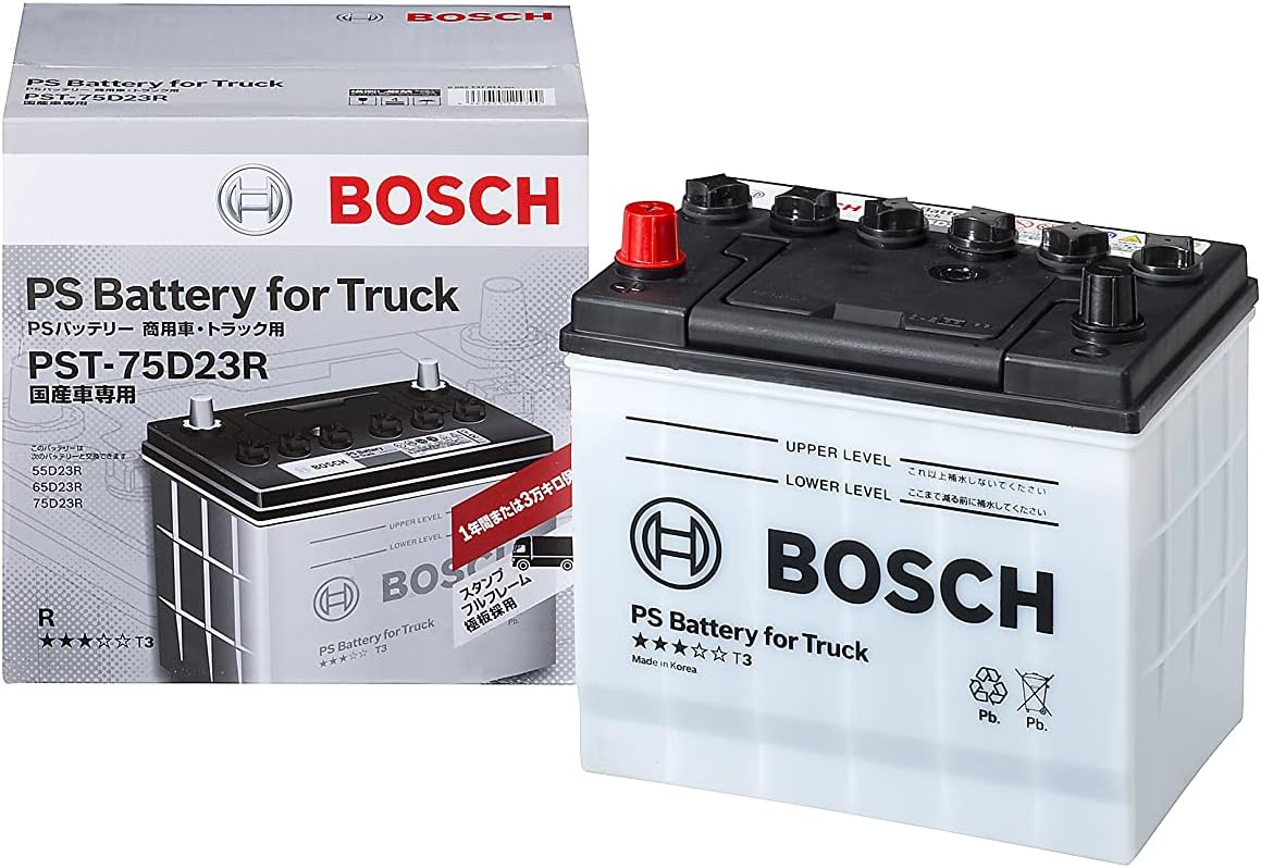 BOSCH (ボッシュ) 国産車用 高性能 トラック・商用車バッテリー PST75D23R