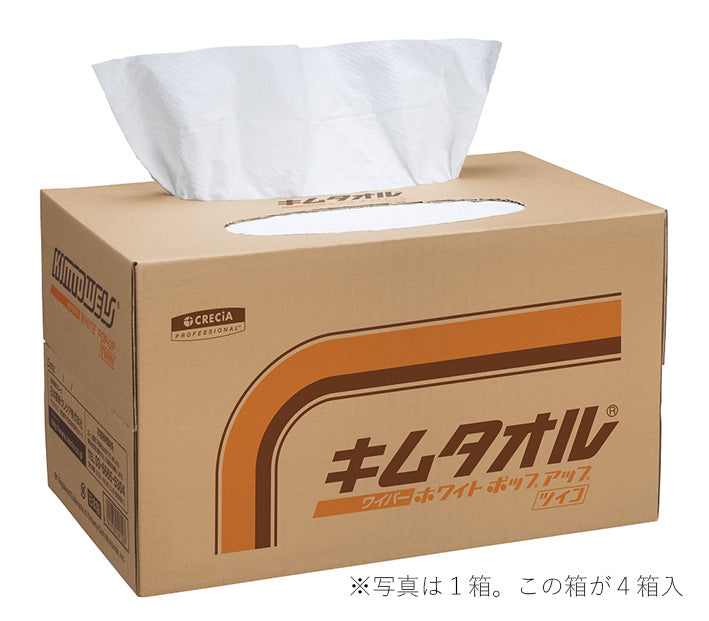 クレシア　キムタオルポップアップツイン　4枚重ねｘ300枚　４箱入