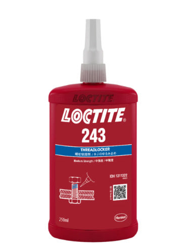 LOCTITE243　ねじゆるみ止め接着剤　腐食・かじり防止　中強度（取外し可）　50ml　